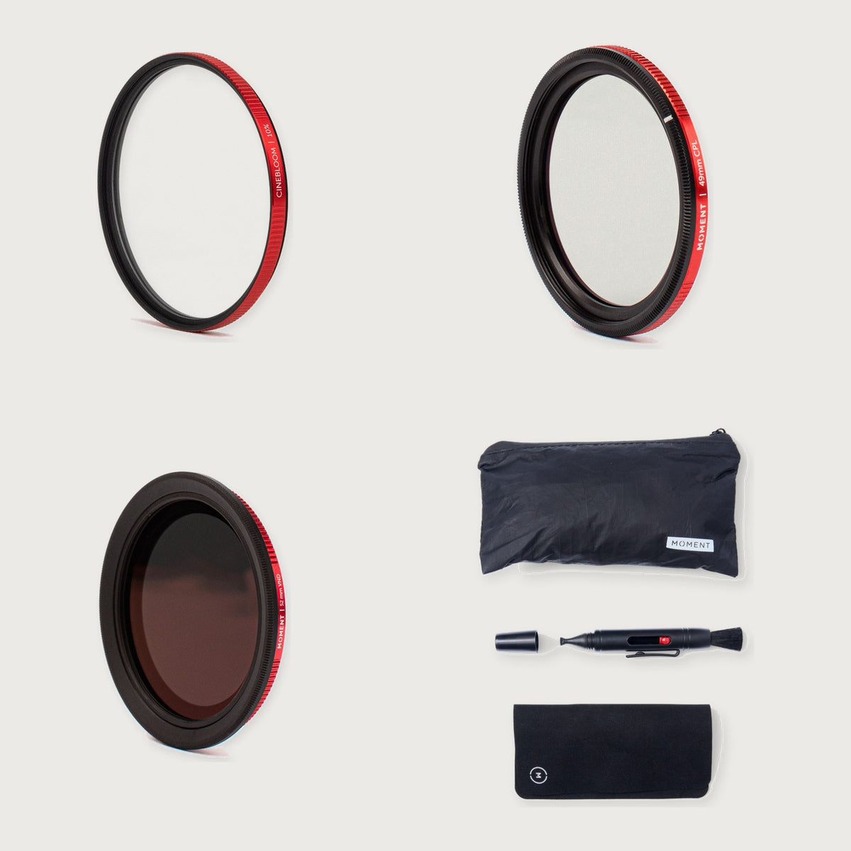 CineBloom Diffusion Filters Ultimate Kit — 49mm / 52mm