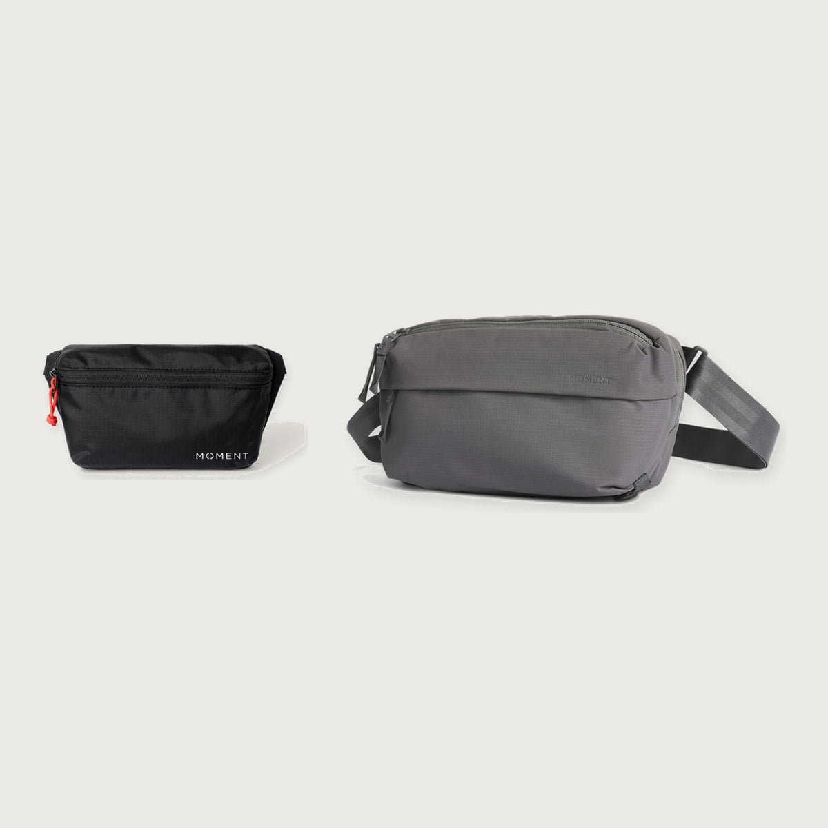 Everything Sling 1L Essential Kit — Black Ripstop / Gray