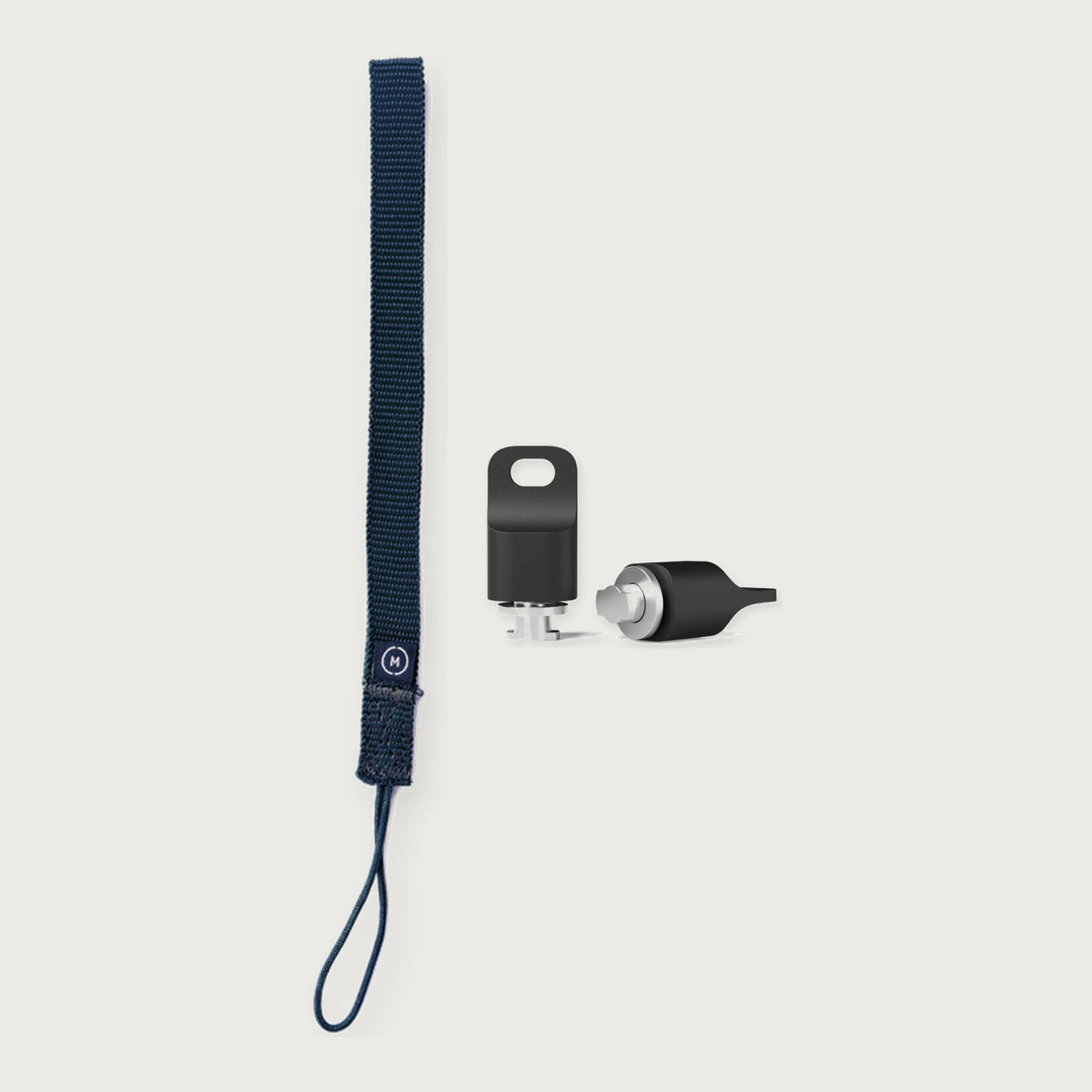Mobile Slim Wrist Strap Essential Kit — Navy
