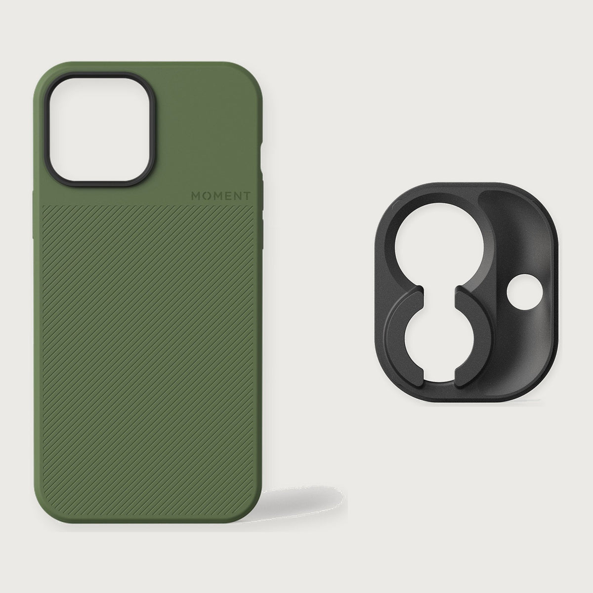 Camera Case for iPhone 13 Pro Max with Drop-In Mount — Olive