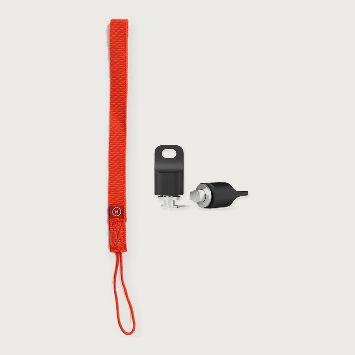Mobile Slim Wrist Strap Essential Kit — Red