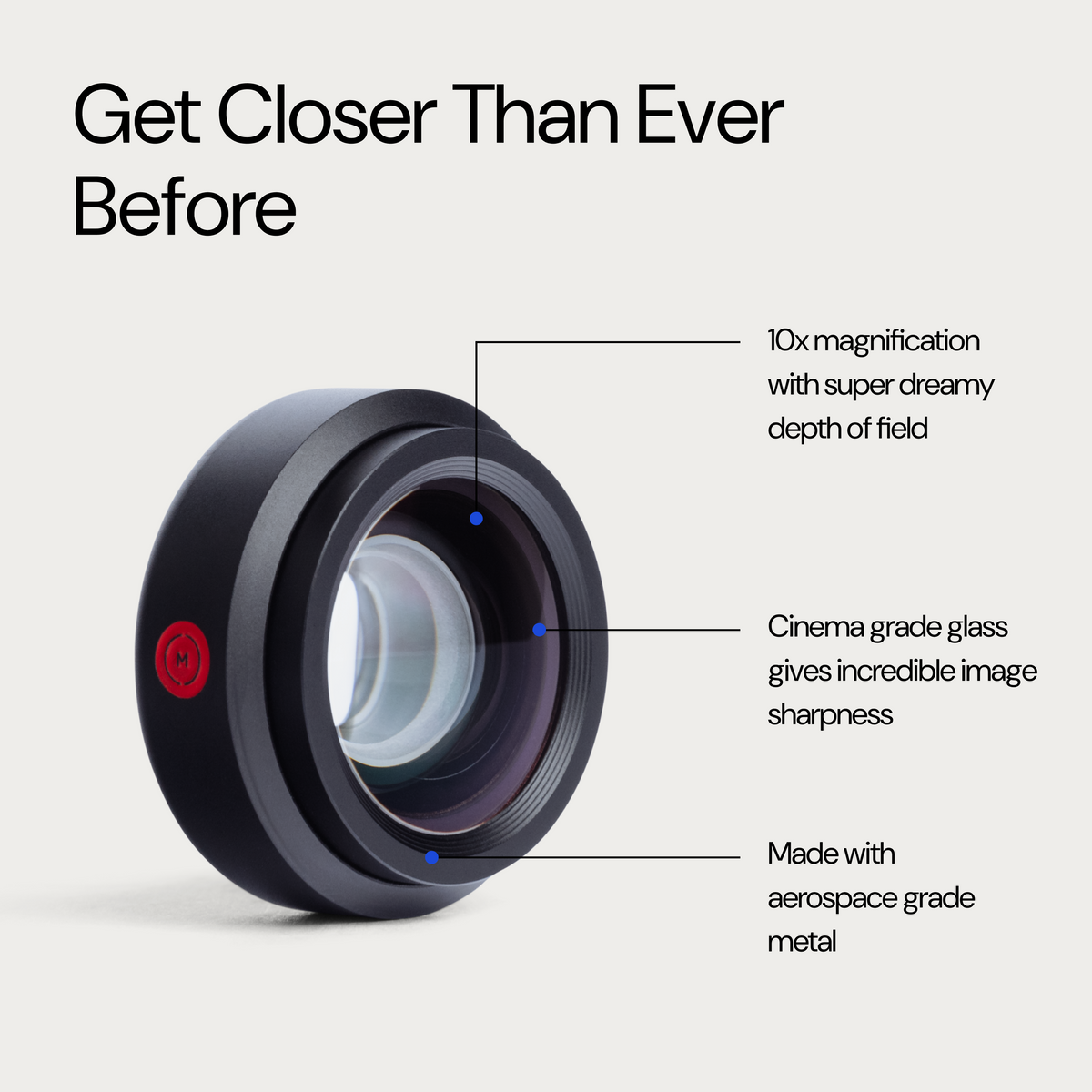 Macro 10x Mobile Lens II (T-Series)