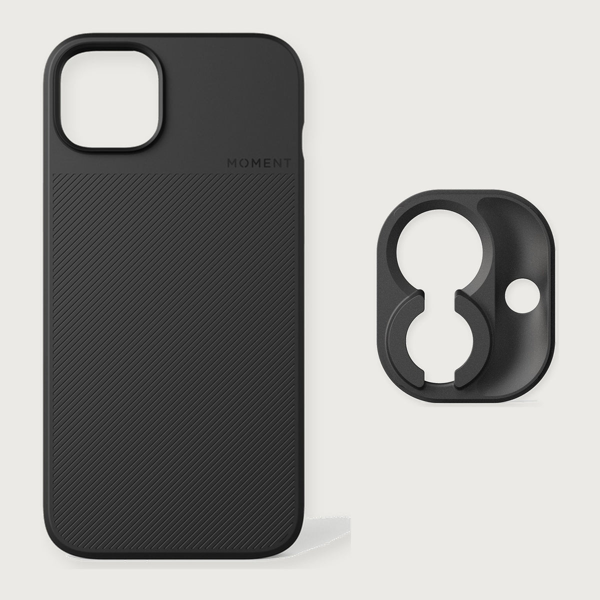 Camera Case for iPhone 14 & 14 Plus with Drop-In Mount — iPhone 14 Plus / Black