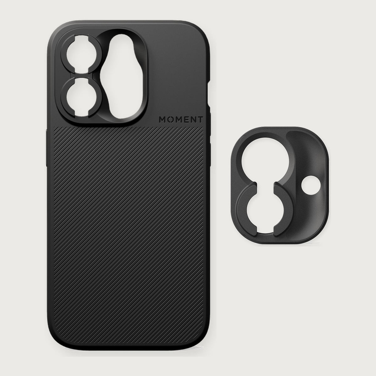 Camera Case for iPhone 15 Pro & Pro Max with Drop-In Mount — iPhone 15 Pro / Black