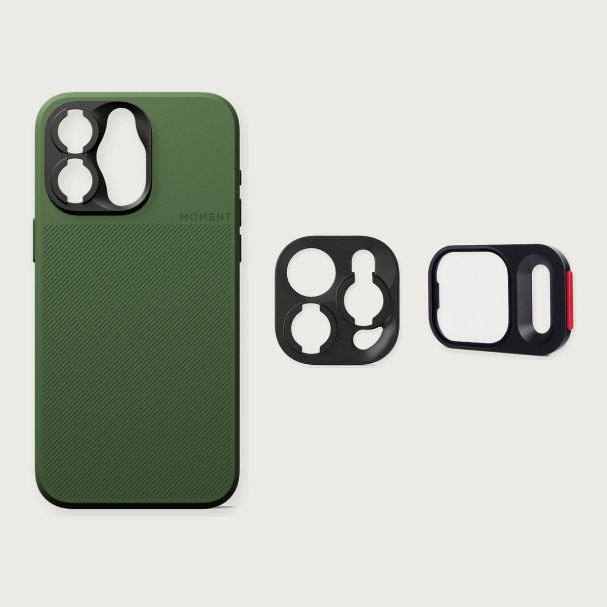 iPhone 15 - QuickLock Cinebloom Starter Set — iPhone 15 Pro Max / Olive Green / 20%