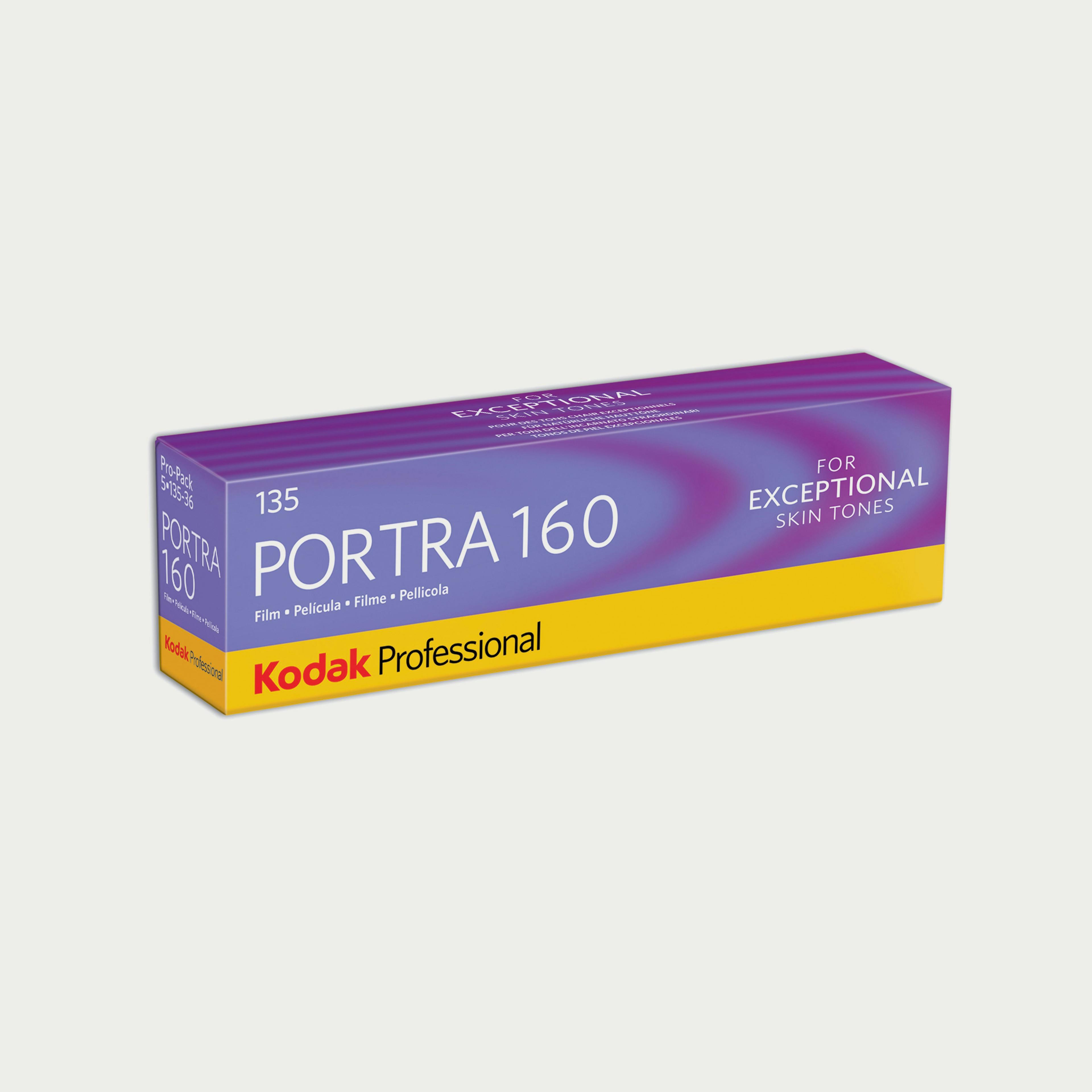 Professional Portra 160 Color Negative 35mm Film - 5 Rolls