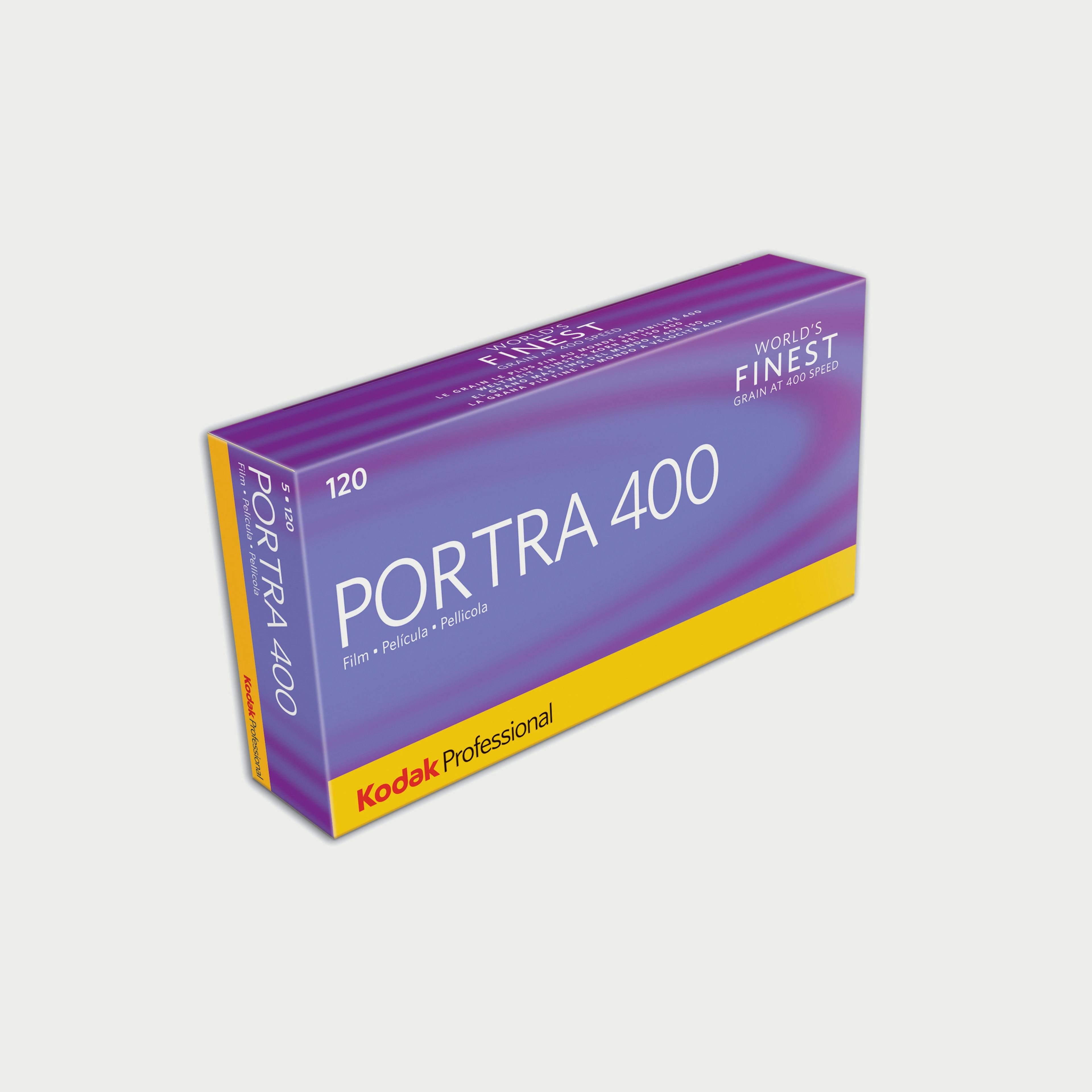 Professional Portra 400 Color Negative 120 Film - 5 Rolls