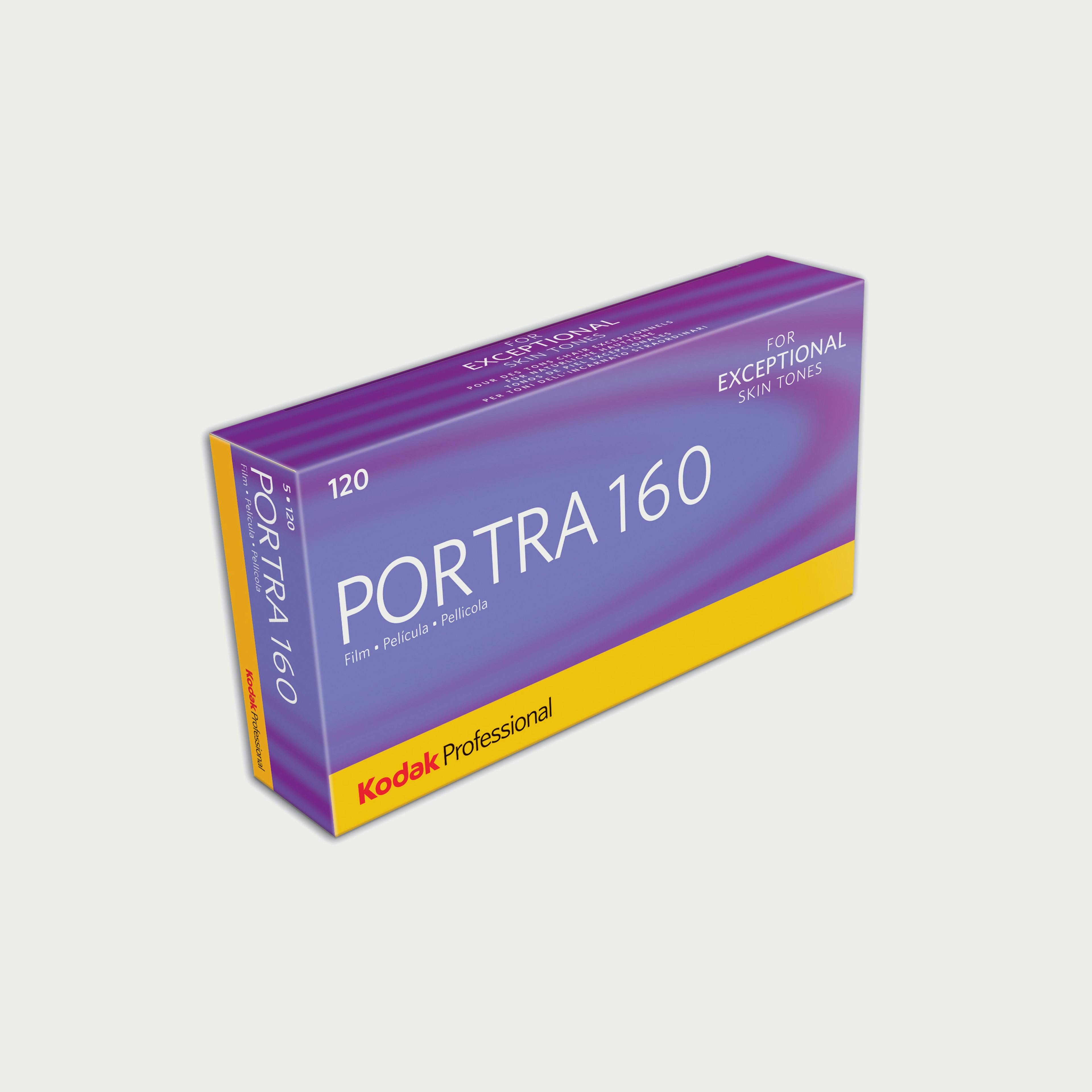 Professional Portra 160 Color Negative 120 Film - 5 Rolls