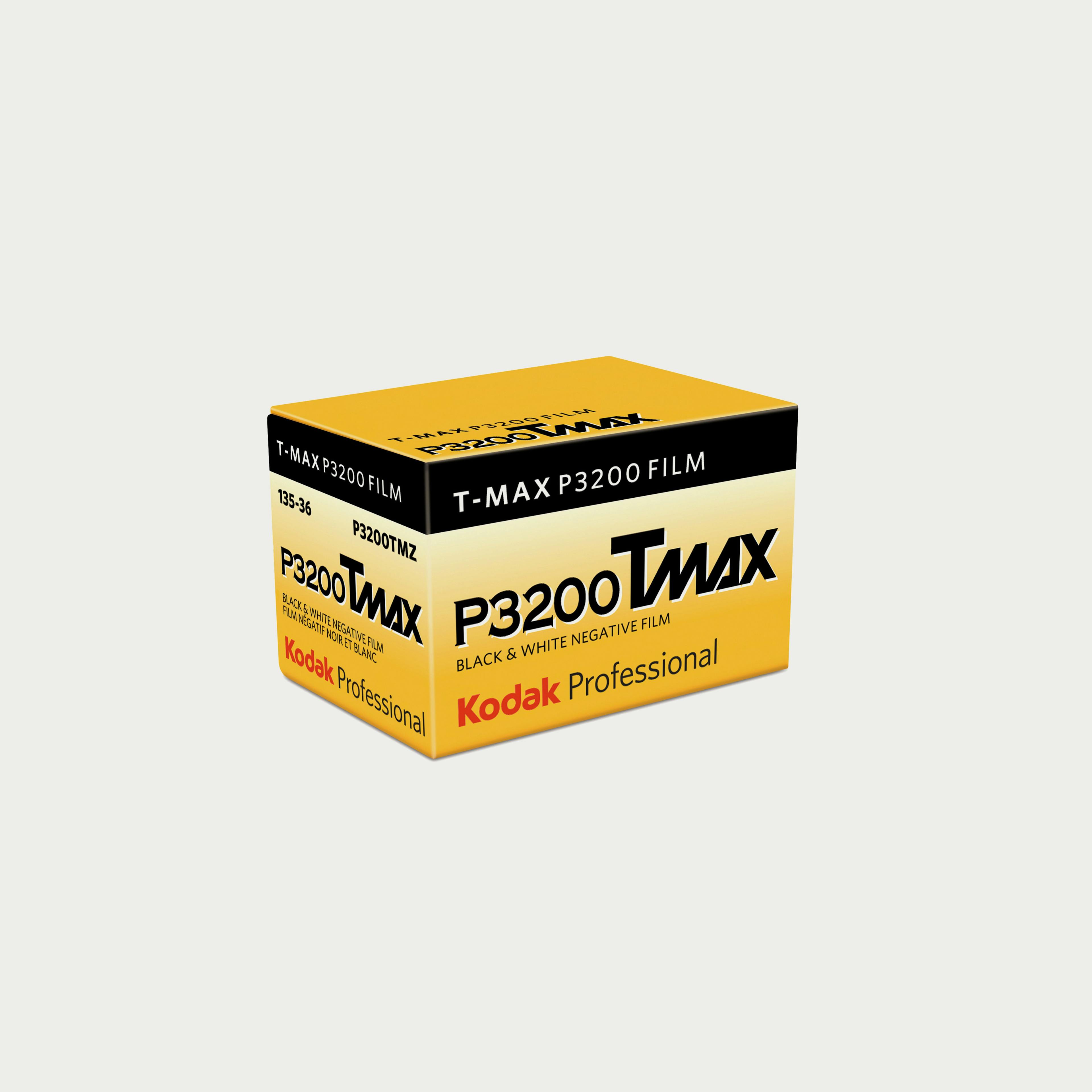 Professional T-Max P3200 Black and White Negative 35mm Film