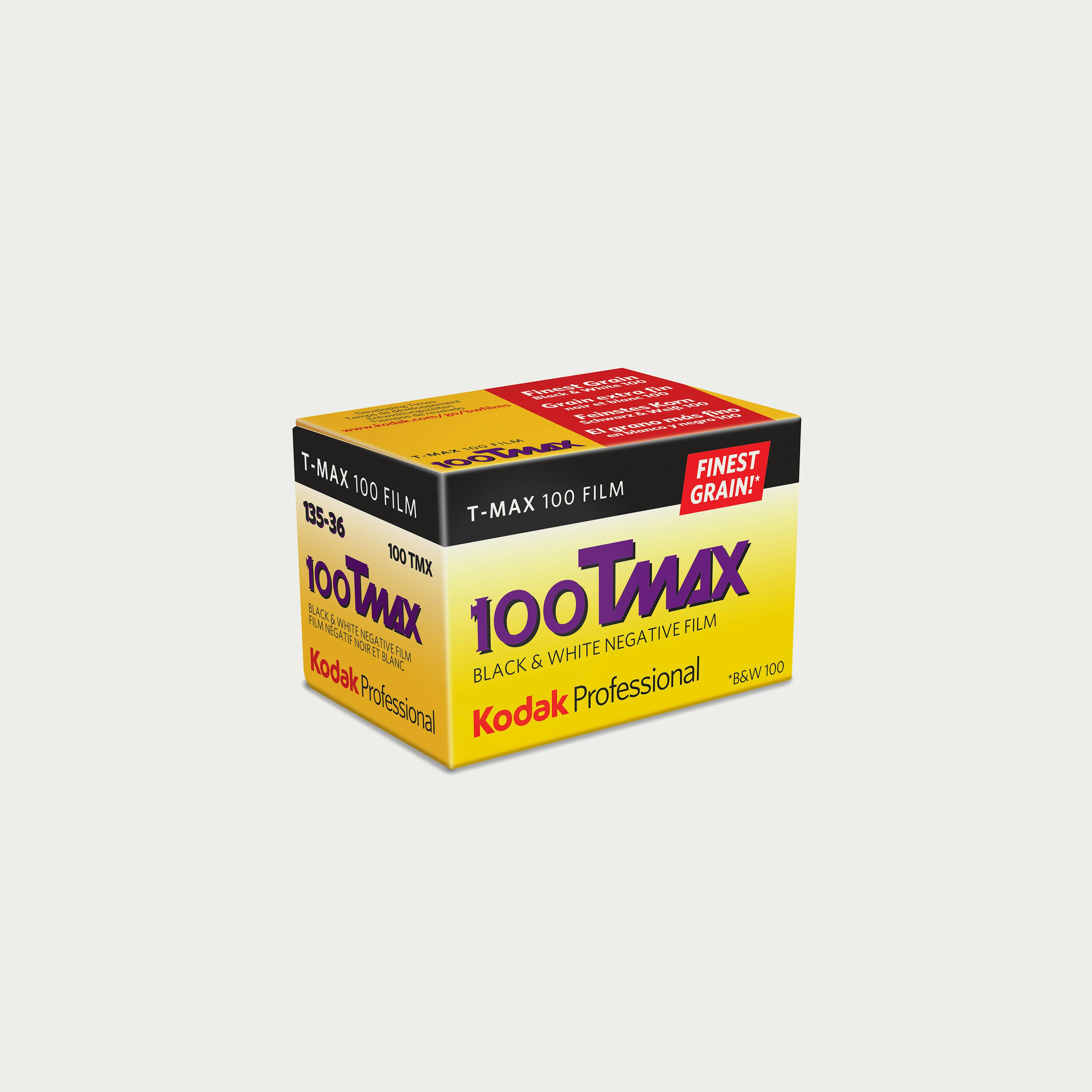 Professional T-Max 100 Black and White Negative 35mm Film