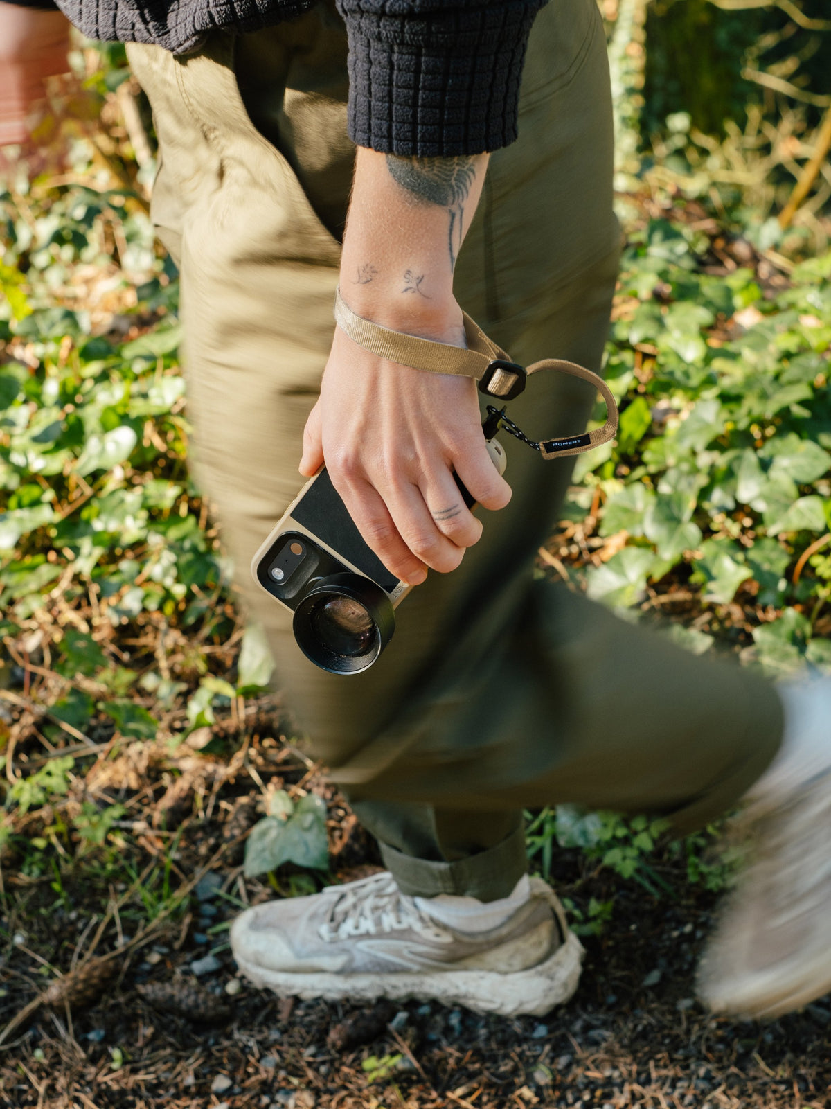 Mobile Adjustable Wrist Strap — Desert