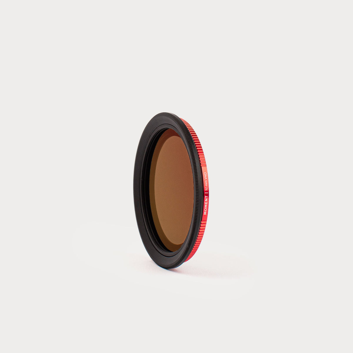 a close up of a camera filter on a white background .