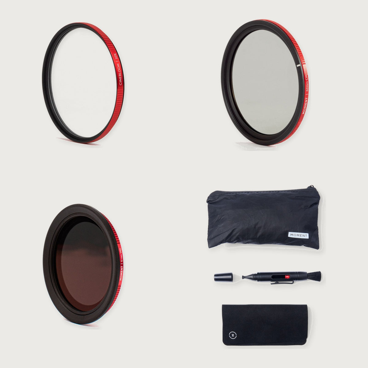 CineBloom Diffusion Filters Ultimate Kit — 62mm / 52mm
