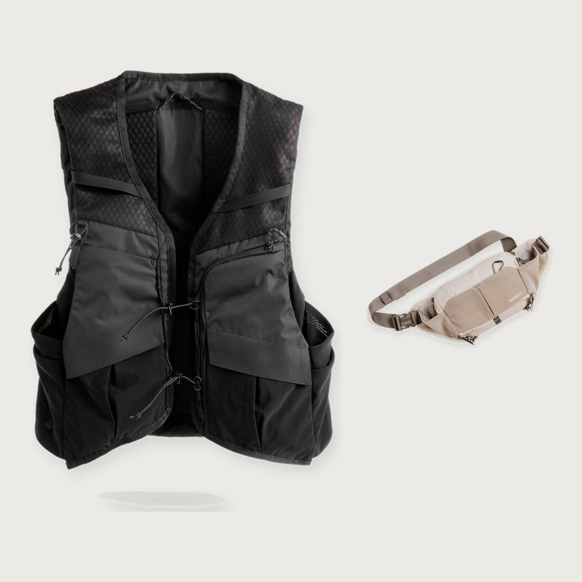 Exposure 10L Vest Essential Kit — Black / L/XL / Desert