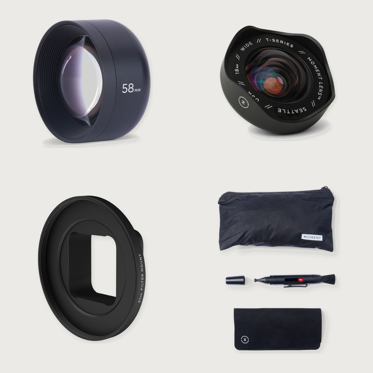 Tele 58mm Mobile Lens I (T-Series) Ultimate Kit — Default Title
