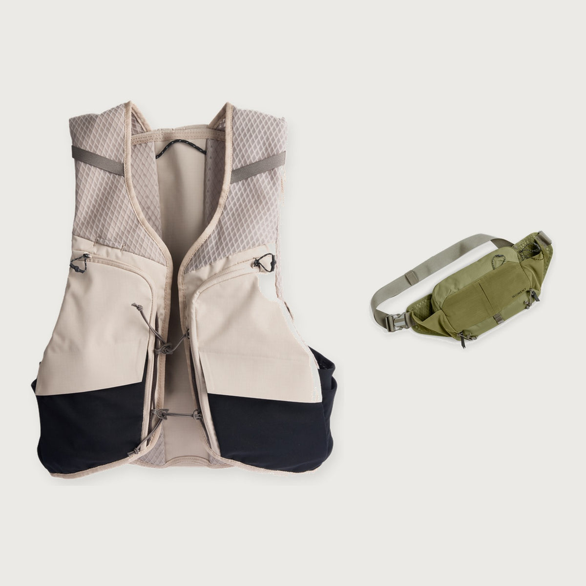 Exposure 10L Vest Essential Kit — Desert / S/M / Moss