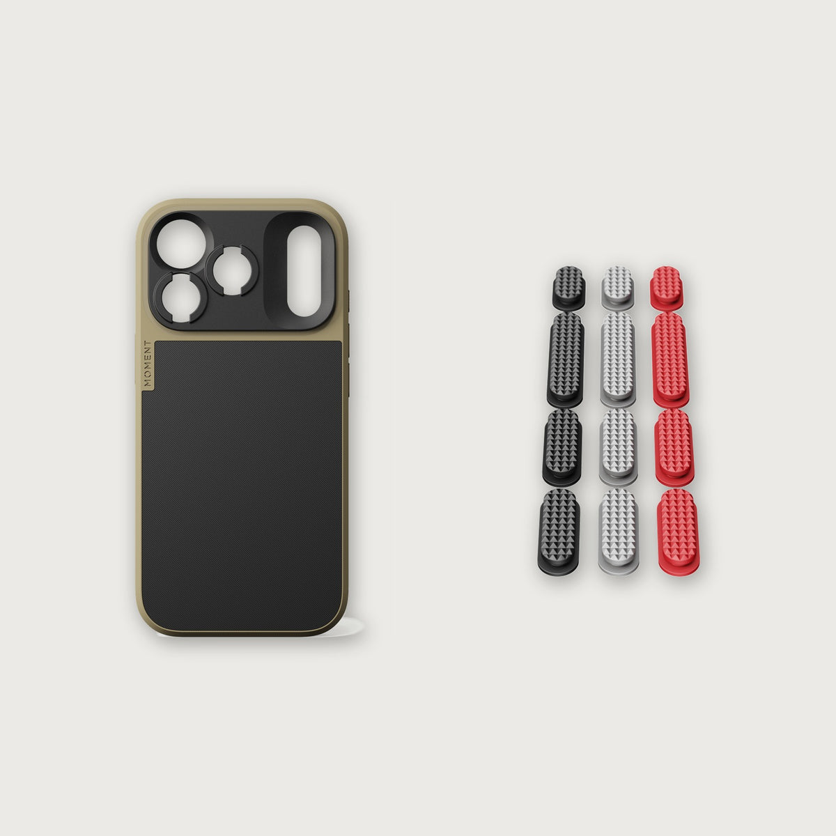 iPhone 18 Button Bundle — iPhone 18 Pro Desert with Pro buttons