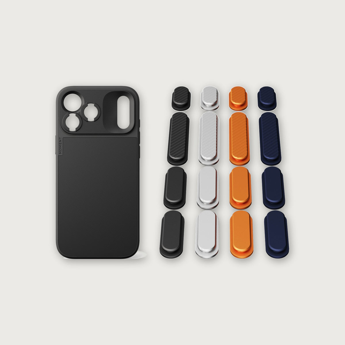 iPhone 18 Button Bundle — iPhone 18 Pro Max Black with iPhone 17 Colorway buttons