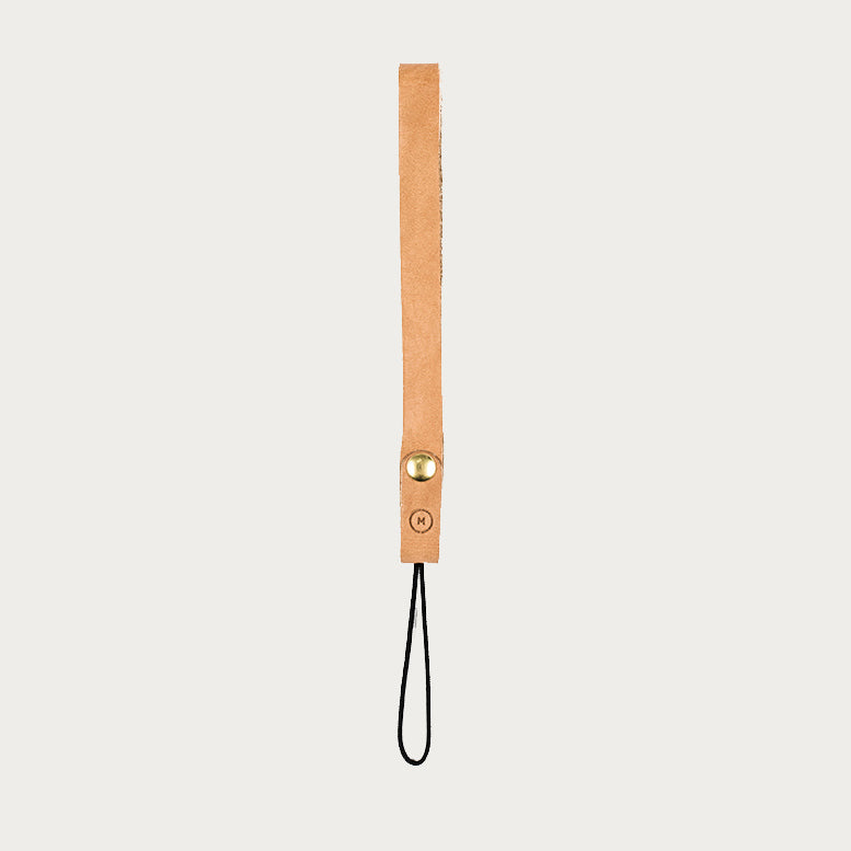 Correa de cuero para la muñeca del teléfono