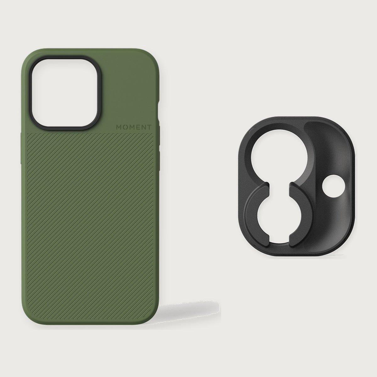 Camera Case for iPhone 13 Pro with Drop-In Mount — Olive