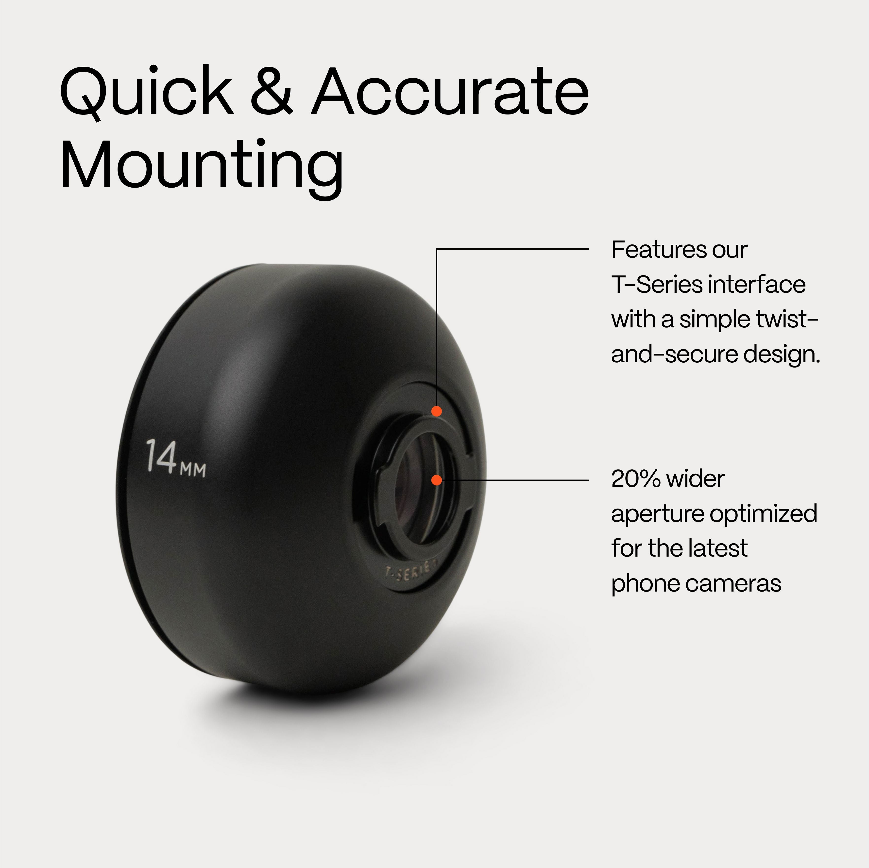 Fisheye 14mm Mobile Lens (T-Series)
