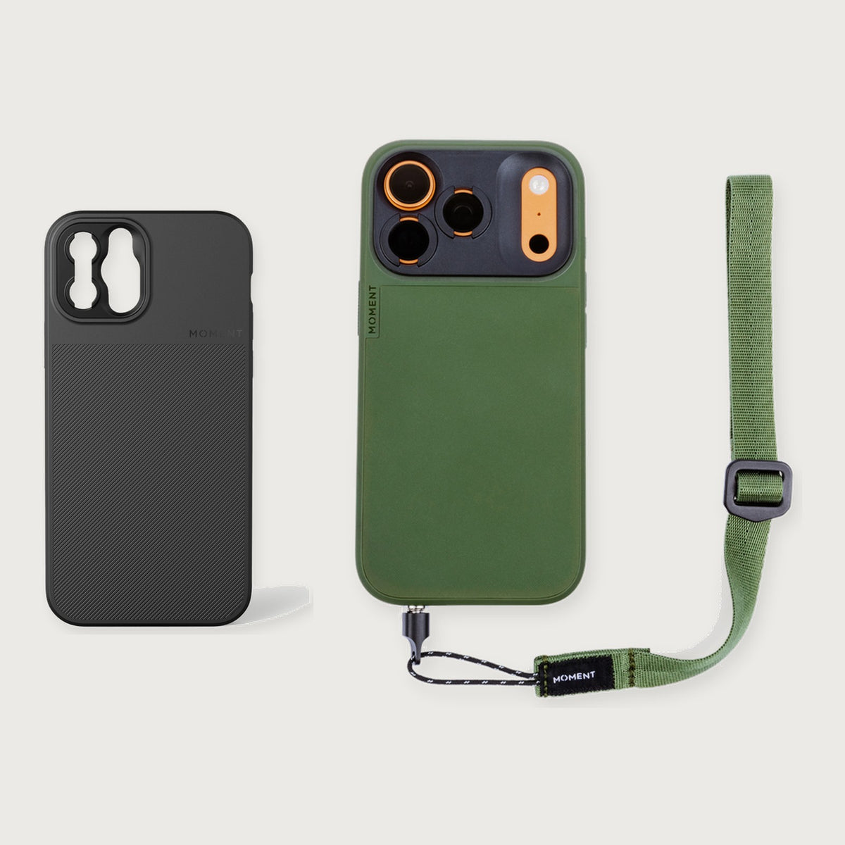 Camera Case for iPhone 12 Essential Kit — iPhone 12 Pro / Black / Olive