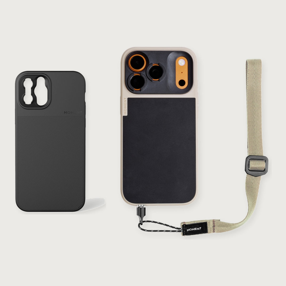 Camera Case for iPhone 12 Essential Kit — iPhone 12 Pro / Black / Tan