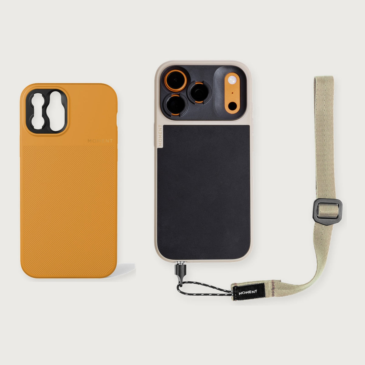 Camera Case for iPhone 12 Essential Kit — iPhone 12 Pro / Mustard Yellow / Tan
