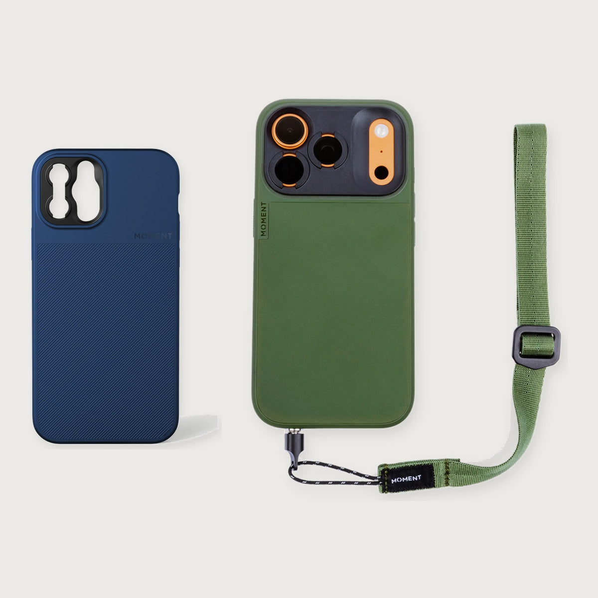 Camera Case for iPhone 12 Essential Kit — iPhone 12 Pro Max / Indigo Blue / Olive