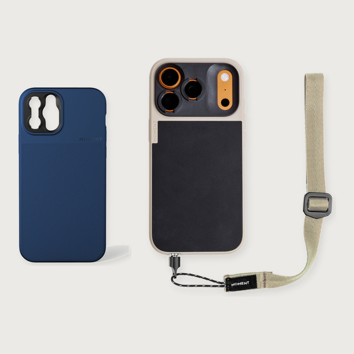 Camera Case for iPhone 12 Essential Kit — iPhone 12 Pro Max / Indigo Blue / Tan