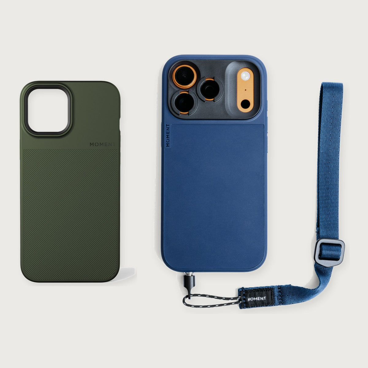 Camera Case for iPhone 12 Essential Kit — iPhone 12 Pro Max / Olive Green / Indigo