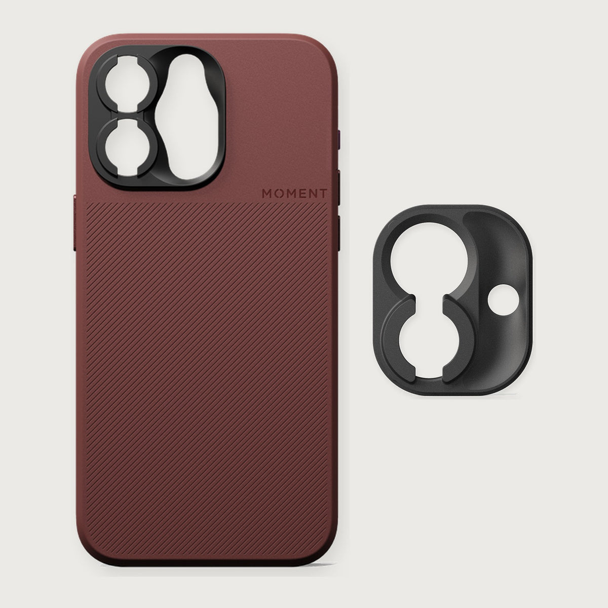 Camera Case for iPhone 15 Pro & Pro Max with Drop-In Mount — iPhone 15 Pro Max / Red Clay