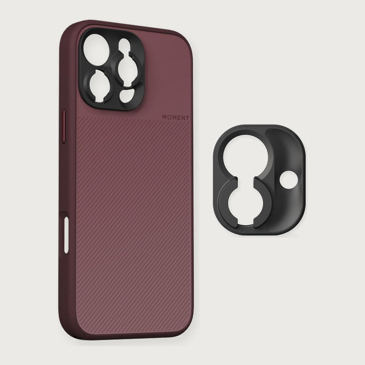 Camera Case for iPhone 16 Pro & Pro Max with Drop-In Mount — iPhone 16 Pro / Red Clay