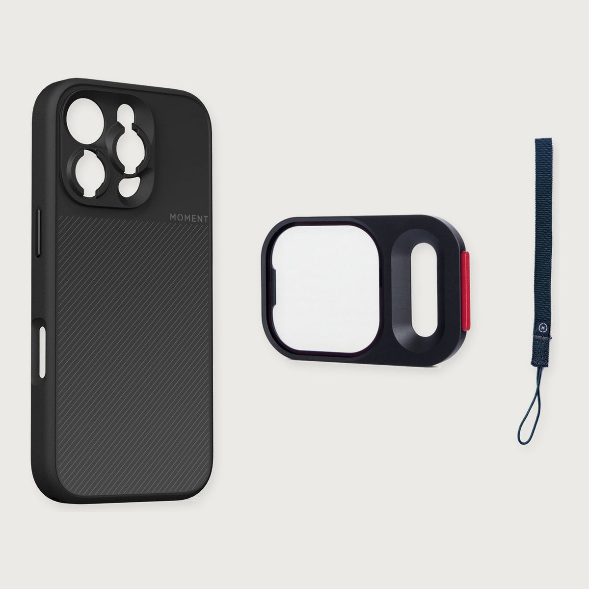 Camera Case for iPhone 16 Essential Kit — iPhone 16 Pro Max / Black / Navy