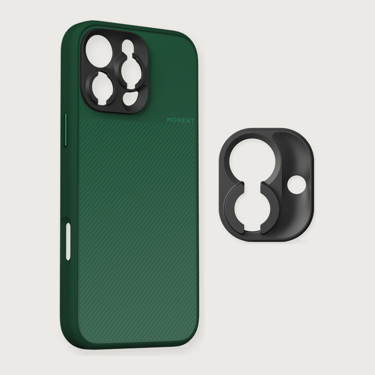 Camera Case for iPhone 16 Pro & Pro Max with Drop-In Mount — iPhone 16 Pro Max / Olive