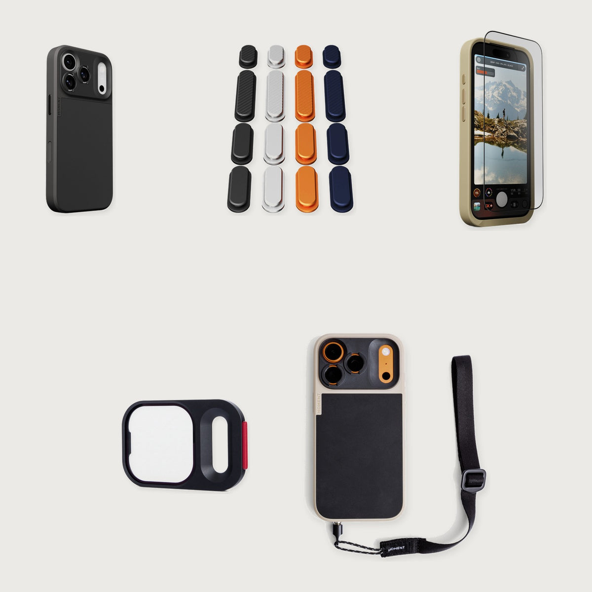 Camera Case for iPhone 17 Essential Kit — iPhone 17 Pro / Black