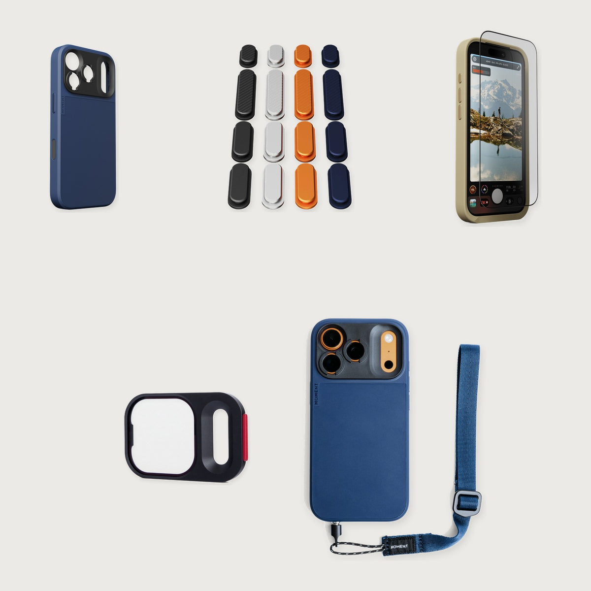 Camera Case for iPhone 17 Essential Kit — iPhone 17 Pro / Indigo