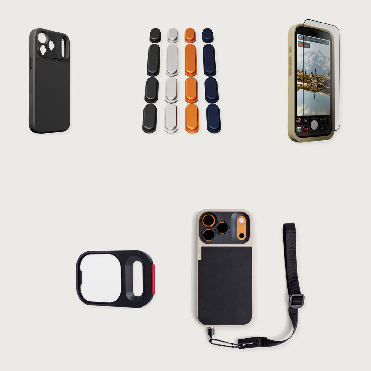 Camera Case for iPhone 17 Essential Kit — iPhone 17 Pro Max / Black
